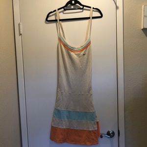 NWT Lacoste Tennis Dress - Tan, Orange and Blue